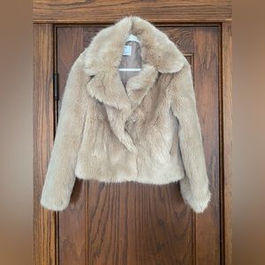 BERSHKA faux fur Jacket